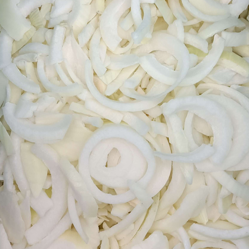 IQF sliced white onions