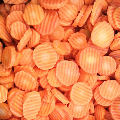 IQF crinkle cut carrots