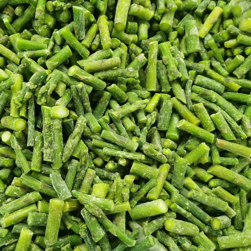 IQF organic green asparagus tips and cuts tips